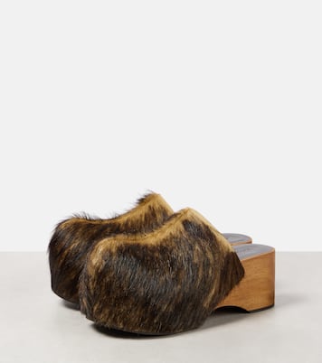 Calf hair clogs | Acne Studios