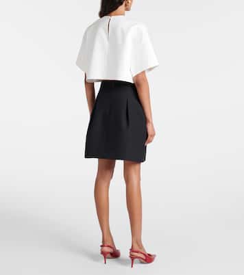 Minifalda de Crepe Couture | Valentino