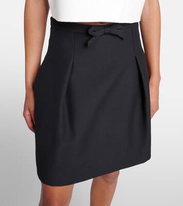 Minifalda de Crepe Couture | Valentino