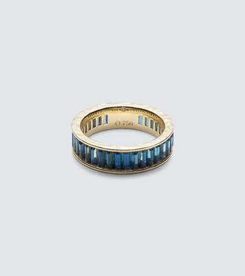 18kt gold ring with with topazes | Octavia Elizabeth