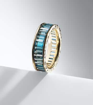 18kt gold ring with with topazes | Octavia Elizabeth