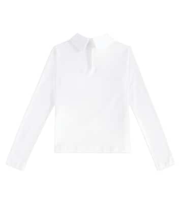 Embroidered cotton T-shirt | Dolce&Gabbana Kids