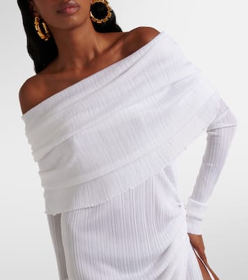 Off-Shoulder-Maxikleid | Alaïa