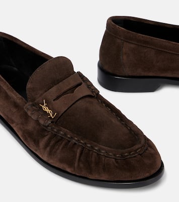 Le Loafer suede penny loafers | Saint Laurent