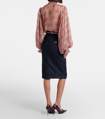 Falda tubo de denim | Dolce&Gabbana