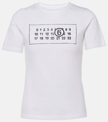 Bedrucktes T-Shirt aus Baumwoll-Jersey | MM6 Maison Margiela
