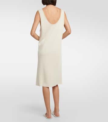 Robe midi Garfield en soie | The Row