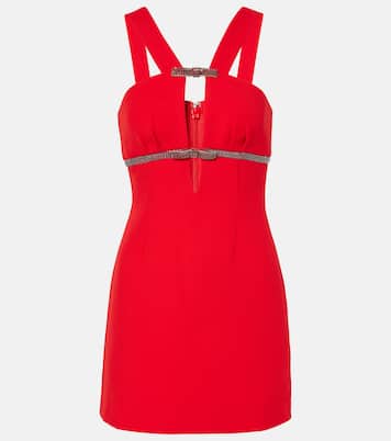 Robe en crêpe à ornements | Self-Portrait