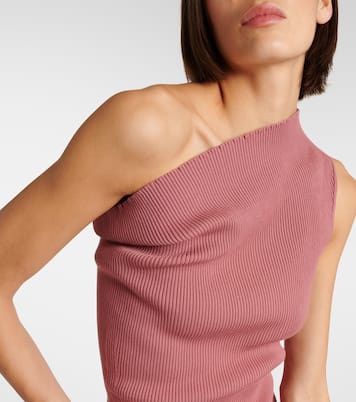 One-Shoulder-Maxikleid aus Jersey | Rick Owens
