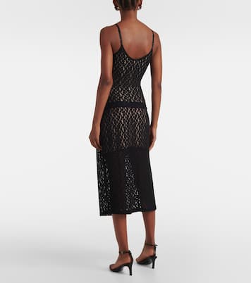 Floral sheer smocked lace camisole | Vince