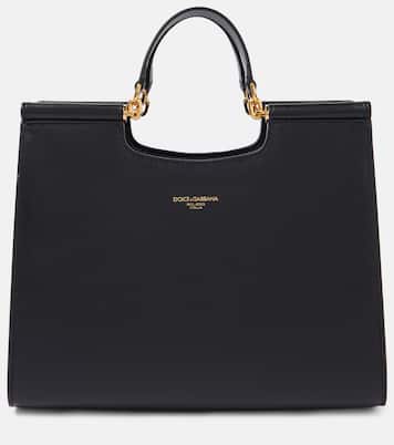 حقيبة يد من الجلد Sicily Medium | Dolce&Gabbana
