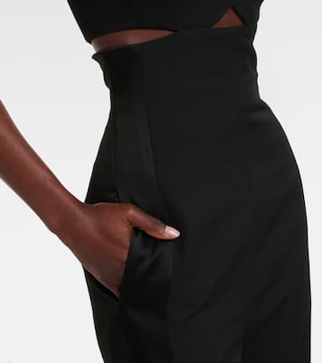 Cami挖剪绉纱缎布连身裤 | Victoria Beckham