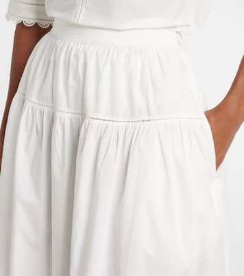 Jupe longue Harlow en coton | Ulla Johnson