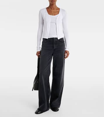 Top Iniku aus einem Baumwollgemisch | Velvet