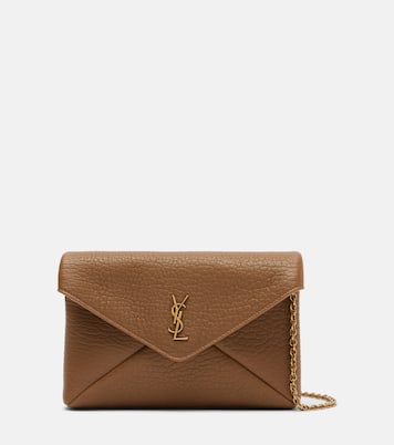 Cassandre leather clutch | Saint Laurent