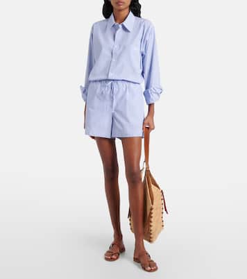 Shorts aus Baumwollpopeline | Hunza G