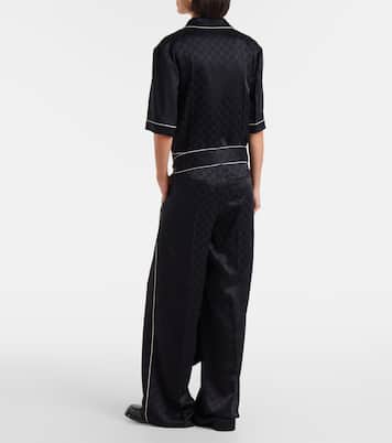 Combi-pantalon GG en satin | Gucci