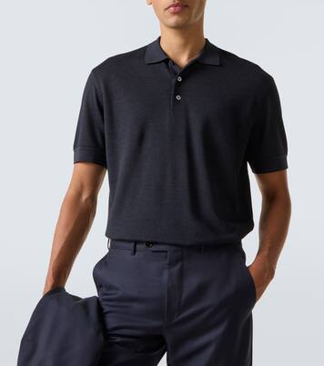 Polo de algodón y seda | Zegna