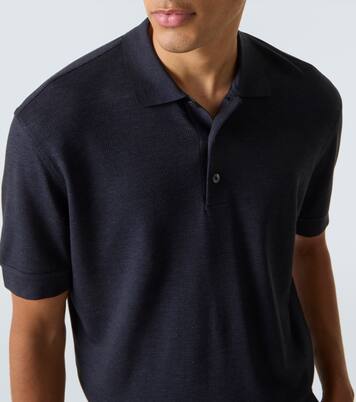 Polo de algodón y seda | Zegna