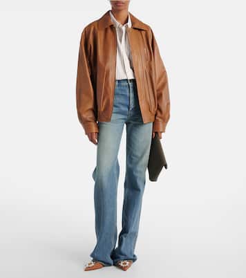 Salones destalonados Begum 95 de malla | Amina Muaddi