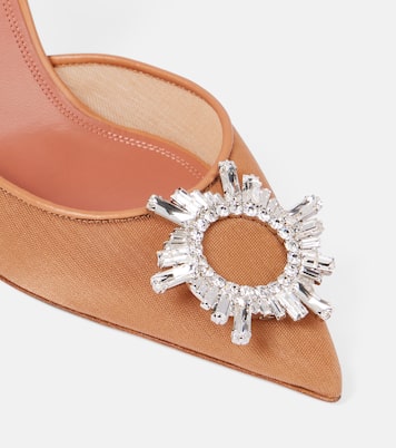 Salones destalonados Begum 95 de malla | Amina Muaddi