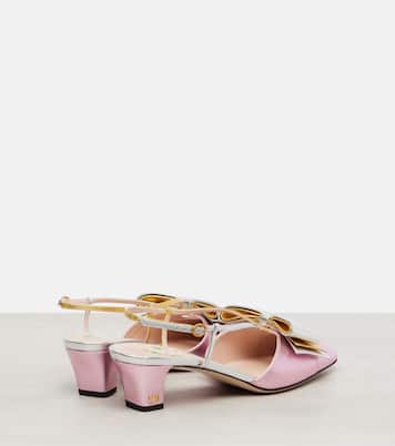 Pumps Bowow 45 aus Metallic-Leder | Valentino Garavani