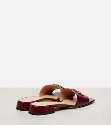 VLogo leather slides | Valentino Garavani