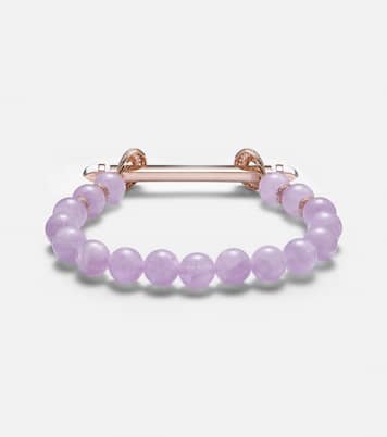 Chakra 18kt rose gold bracelet with gemstones | Ananya