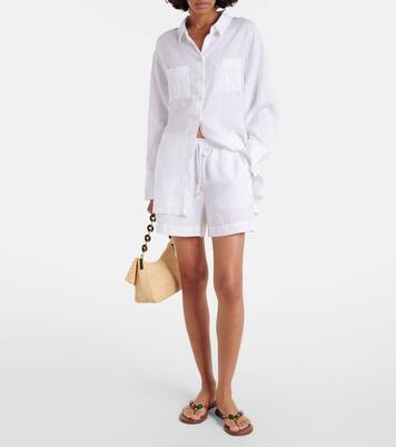 Shorts White Bay aus Leinen | Heidi Klein