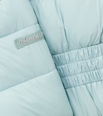 Cappotto imbottito con logo | Monnalisa