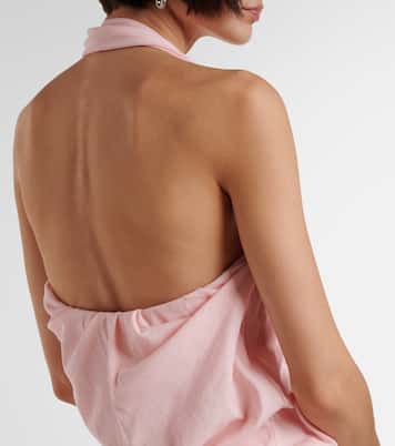 Robe longue en coton mélangé | Entire Studios