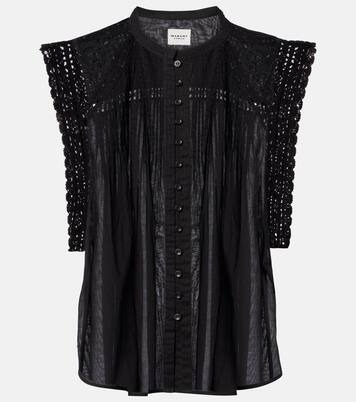 Blouse Grecia en coton à dentelle | Marant Etoile