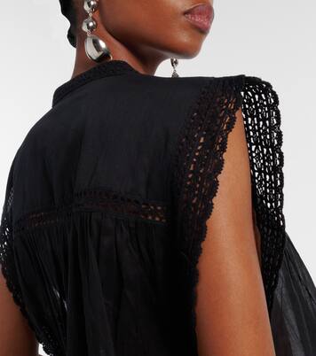 Blouse Grecia en coton à dentelle | Marant Etoile