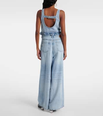 Mid-rise wide-leg jeans | Ganni