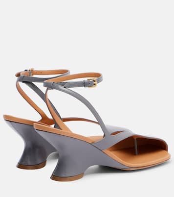 Sandales compensées 75 en cuir | Dries Van Noten