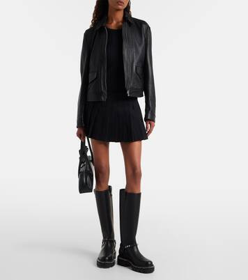 Marinetta studded leather knee-high boots | Christian Louboutin