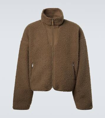 Cropped teddy jacket | Entire Studios