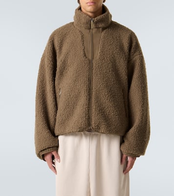 Cropped teddy jacket | Entire Studios