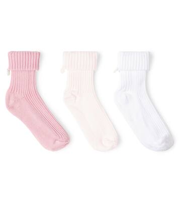 Baby set of 3 ribbed-knit cotton-blend socks | Tartine et Chocolat