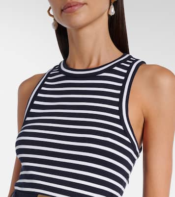 Belted cotton-blend midi dress | Veronica Beard