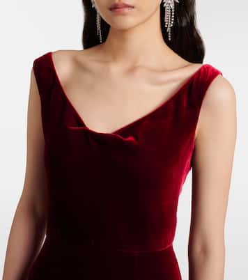 Velvet gown | Roland Mouret