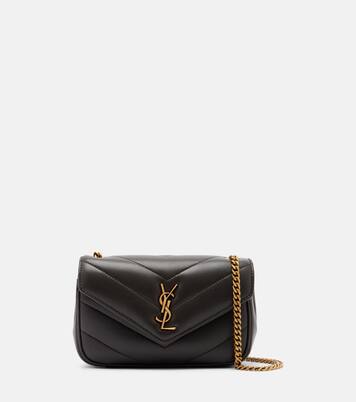 Loulou Mini leather shoulder bag | Saint Laurent