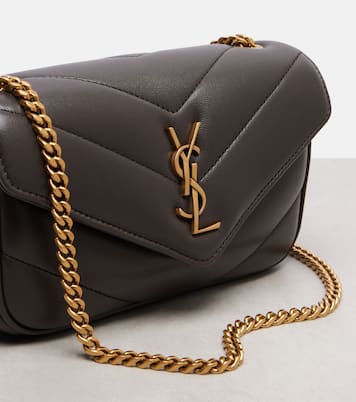Loulou Mini leather shoulder bag | Saint Laurent