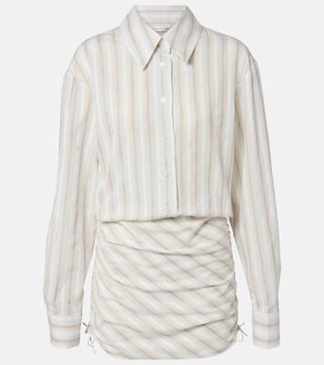 Robe rayée en coton | Christopher Esber