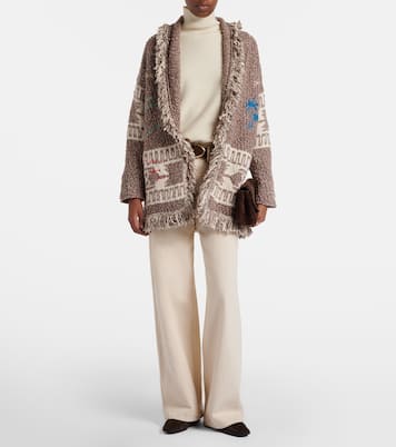 Cardigan en coton Written By The Ocean | Alanui