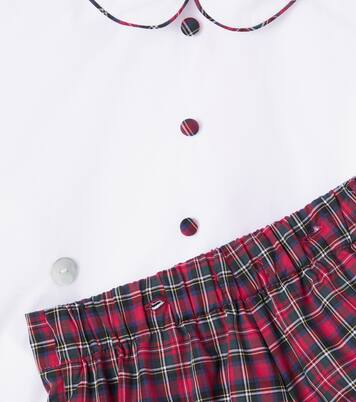 Baby Pablo set of cotton blouse and shorts | La Coqueta
