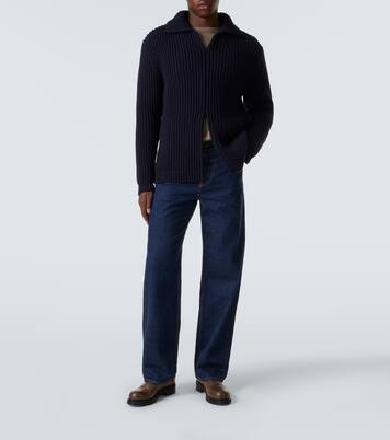 Leather slip-on shoes | The Row