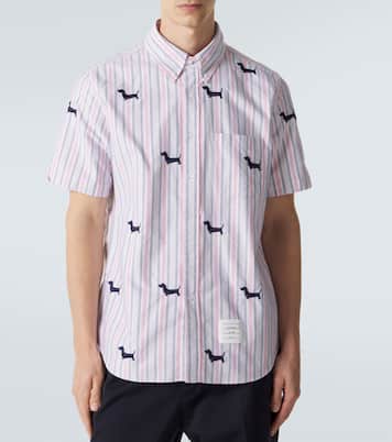 Striped cotton shirt | Thom Browne