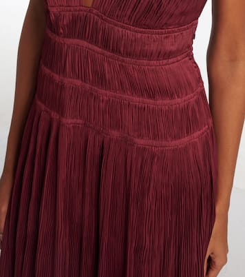 Tasneem缎布细皱布长礼服 | Ulla Johnson