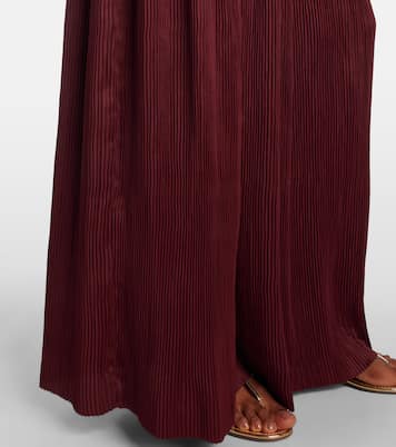 Tasneem缎布细皱布长礼服 | Ulla Johnson